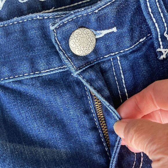 INC Denim Thick Stitch Bermuda Shorts Size 6 - Picture 5 of 12